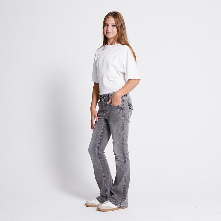 Stitch back pocket bootcut jeans "90`s Boot star stitch"